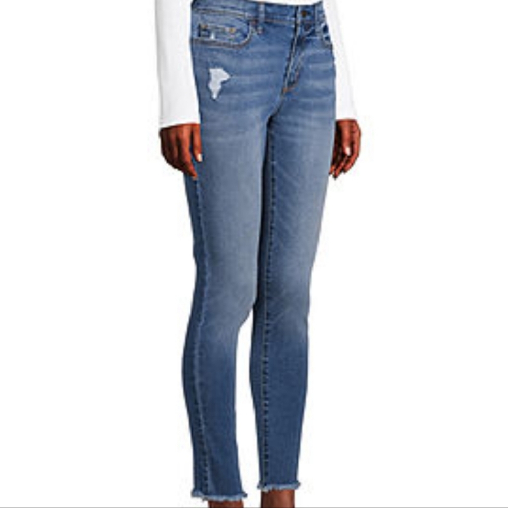 Womens high rise skinny jeans